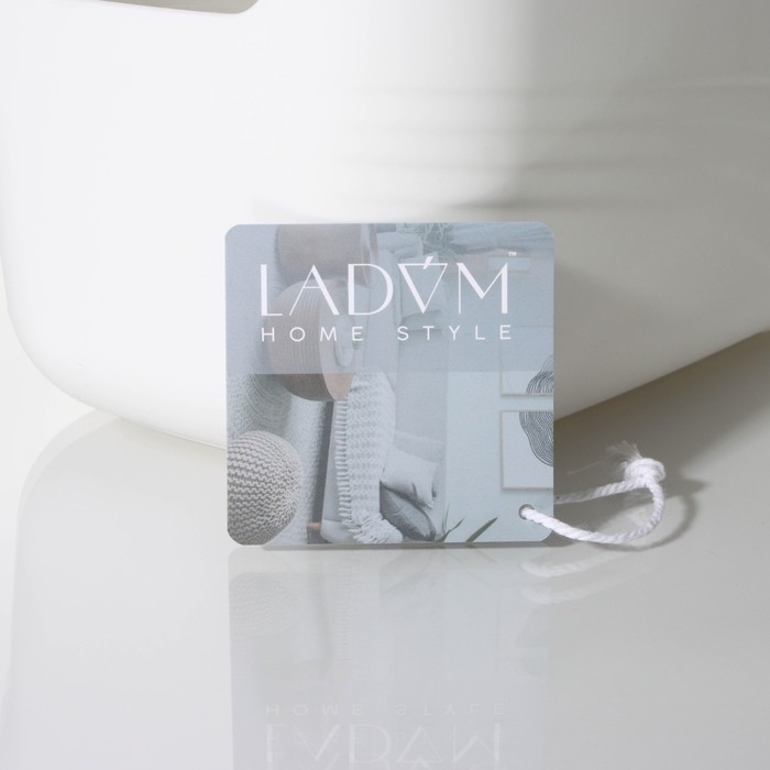 Контейнер для хранения с ручкой LaDо́m &laquo;Лаконичность&raquo;, 33,5&times;18,5&times;14,5 см, цвет белый