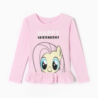 Футболка с длинным рукавом "Happy together", My Little Pony, рост 86-92 Футболка с длинным рукавом "Happy together", My Little Pony, рост 86-92