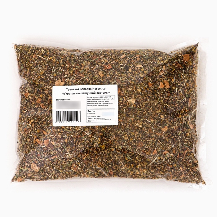 Травяная запарка для бани, сауны и кедровой бочки &laquo;Укрепление иммунной системы&raquo;, 1 кг