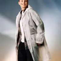 Дождевик RainDrop, белый, размер XS/S