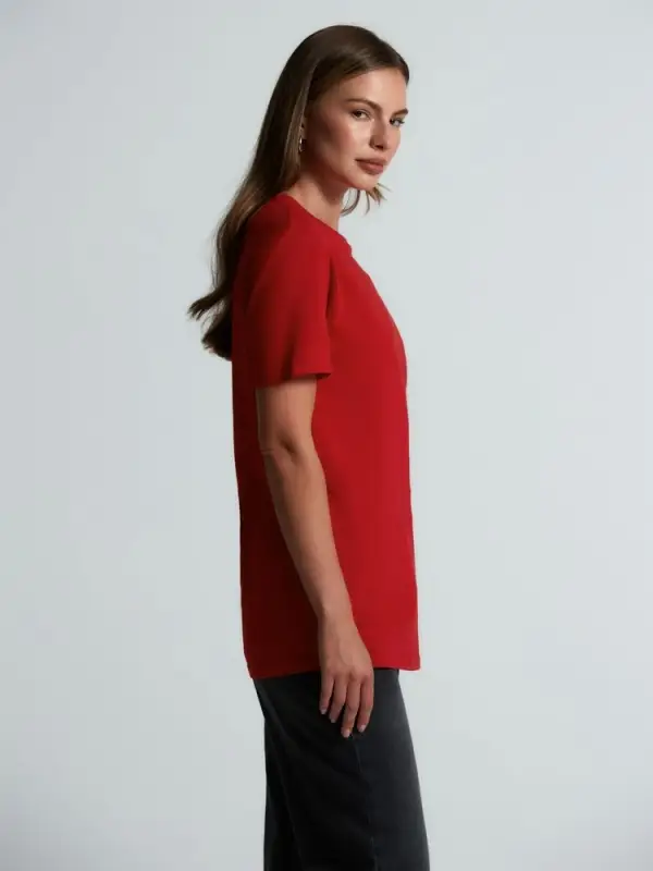 Футболка унисекс Streetwise, красная, размер 4XL