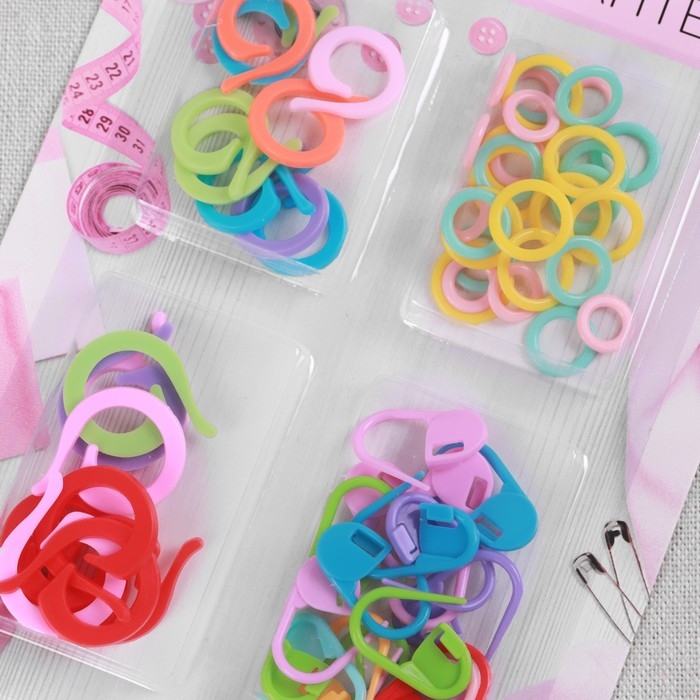 Набор маркеров для петель, 70 шт, цвет разноцветный Набор маркеров для петель, 70 шт, цвет разноцветный