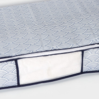 Кофр для хранения вещей &laquo;Волна&raquo;, 80&times;45&times;15 см, цвет синий