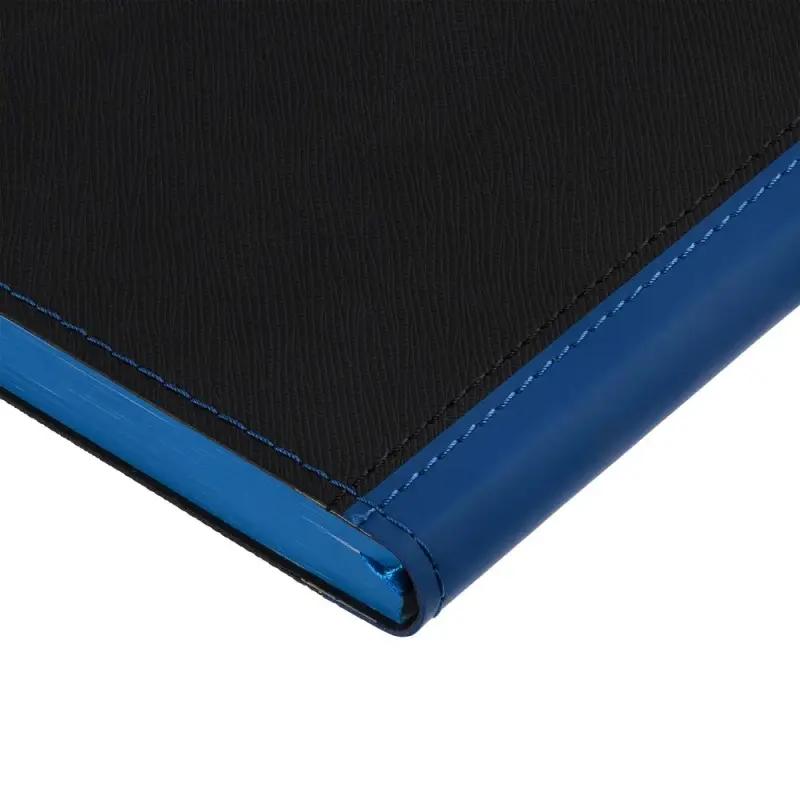 Ежедневник Nice Twice, недатированный, черный с синим Ежедневник Nice Twice, недатированный, черный с синим