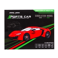 Машина радиоуправляемая &laquo;Купе&raquo;, работает от батареек, цвет красный