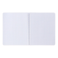 Тетрадь 96 листов в клетку на гребне "Лабиринт", обложка мелованный картон, глянцевая ламинация, тиснение, блок 65 г/м2, МИКС