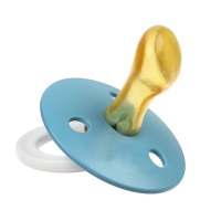 Соска - пустышка латексная ортодонтическая, от 6 мес., цвет синий Соска - пустышка латексная ортодонтическая, от 6 мес., цвет синий