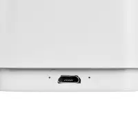 Беспроводная колонка с подсветкой гравировки Glim, белая Беспроводная колонка с подсветкой гравировки Glim, белая