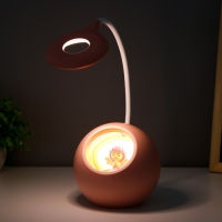 Настольная лампа с ночником "Принцесса" LED 3000К-6000К 5Вт USB АКБ розовый 14х14х44см RISALUX 9413 Настольная лампа с ночником "Принцесса" LED 3000К-6000К 5Вт USB АКБ розовый 14х14х44см RISALUX 9413