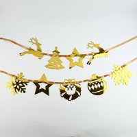 Гирлянда на ленте &laquo;Новогодняя&raquo;, на Новый год, золото