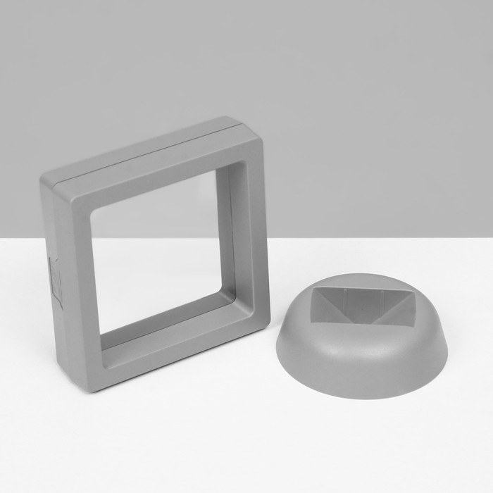 Подставка для украшений &laquo;Ромб&raquo;, 7&times;2,5&times;7 см, цвет серый