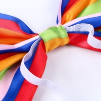Карнавальный бант на резинке, горизонтальные полоски Карнавальный бант на резинке, горизонтальные полоски