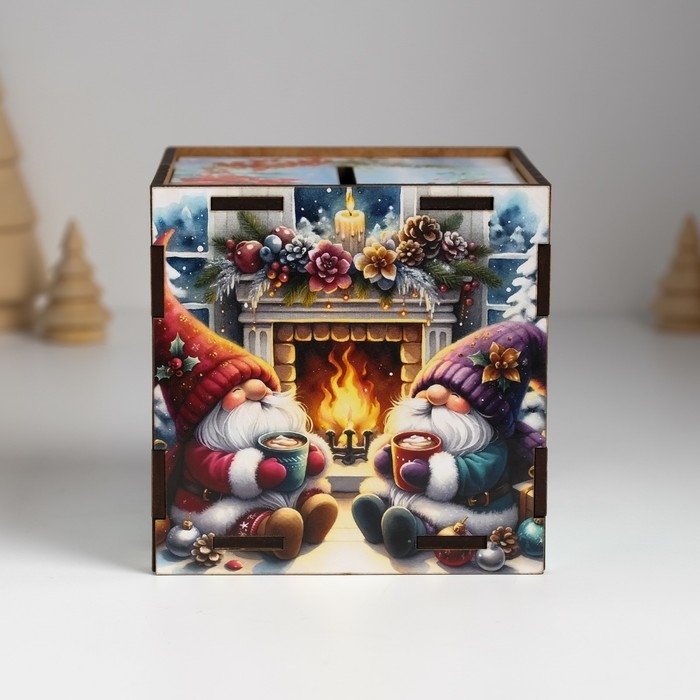 Копилка куб Копилка куб "Сказочного благополучия" 10х10х10 см