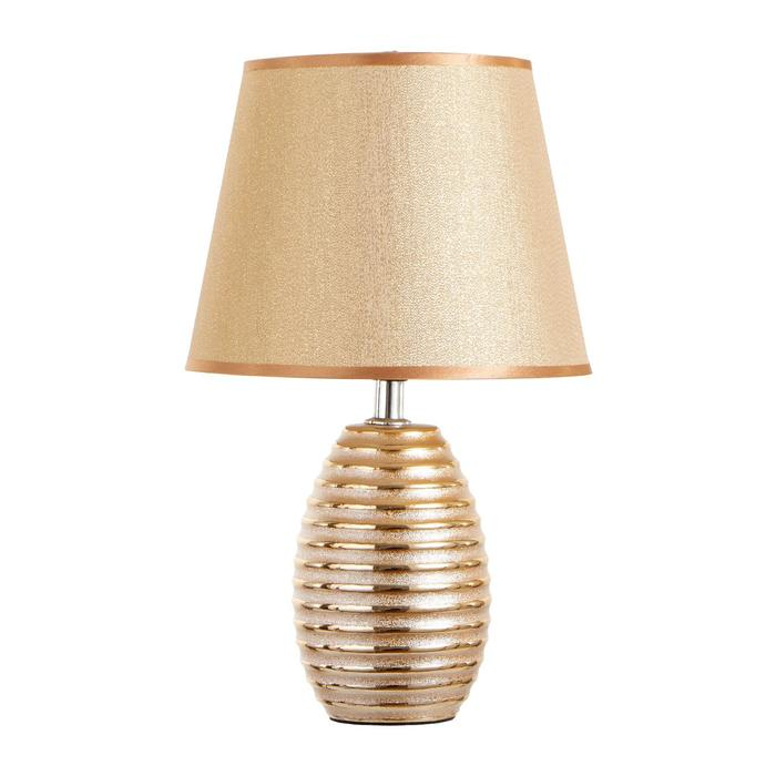 Лампа настольная 16609/1GD E14 40Вт золото 22.5х22.5х33 см RISALUX