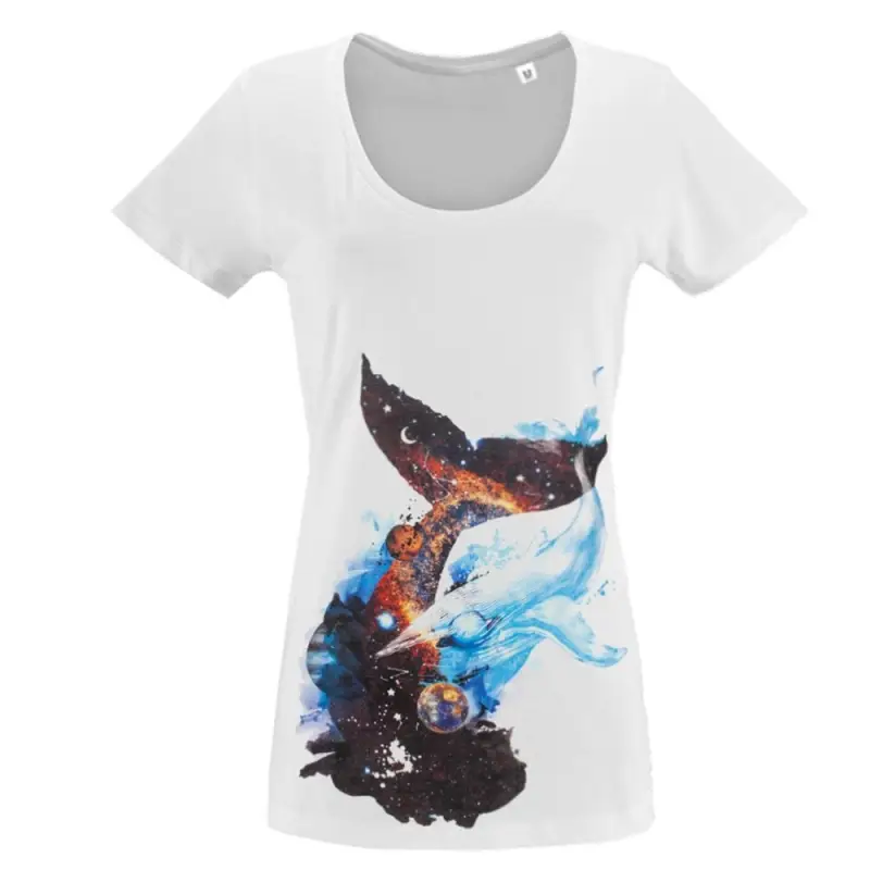 Футболка женская «Гиганты Вселенной», белая, размер S Футболка женская «Гиганты Вселенной», белая, размер S