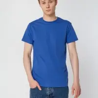 Футболка унисекс T-Bolka 160, ярко-синяя, размер XS