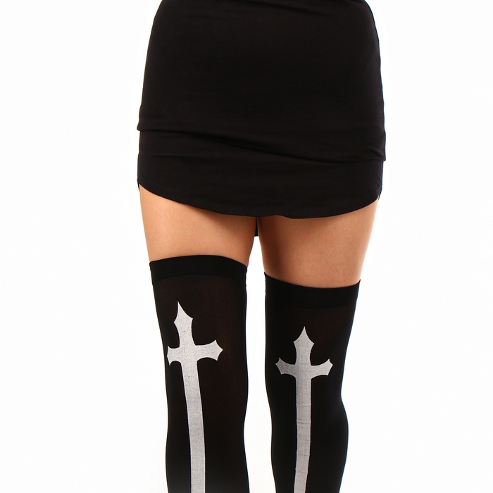 Карнавальный набор &laquo;Монашка&raquo;, головной убор: платок, воротник, чулки