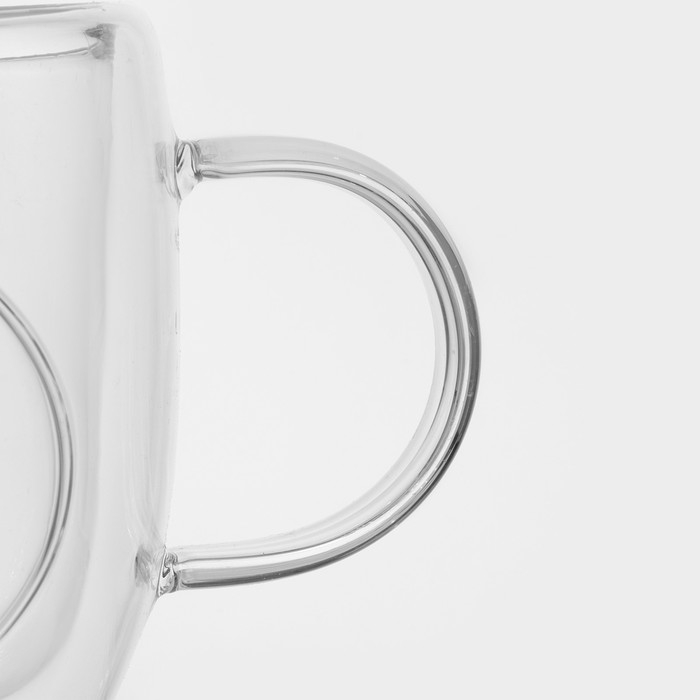 Кружка стеклянная с двойными стенками «Панда», 300 мл Кружка стеклянная с двойными стенками «Панда», 300 мл