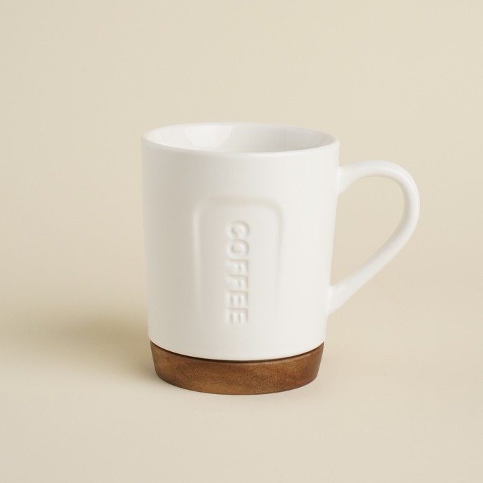 Кружка керамическая SL Home «Дольче фар ниенто», 400 мл, цвет белый Кружка керамическая SL Home «Дольче фар ниенто», 400 мл, цвет белый