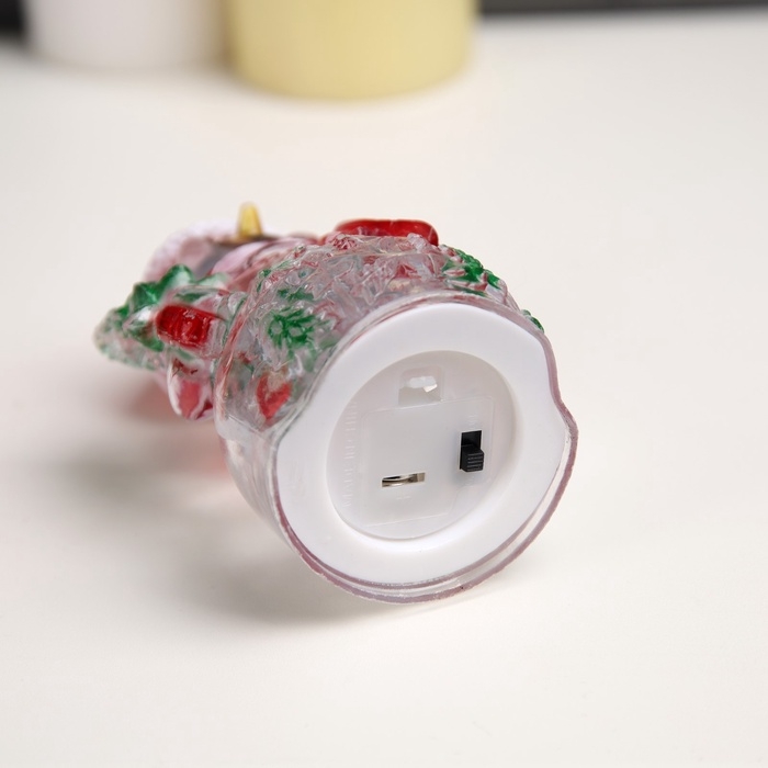 Ёлочная игрушка &laquo;Снеговик&raquo; 11.5 см, батарейки LR1133х3 (в комплекте), свечение мульти (RGB)