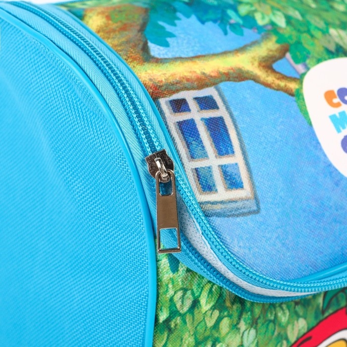 Рюкзак детский на молнии сверху, Текстиль, 20 см х 11 см х 26 см Рюкзак детский на молнии сверху, Текстиль, 20 см х 11 см х 26 см "Попугай Кеша", Союзмультфильм