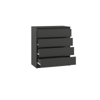 Спальный гарнитур Мадера, Шкаф 4хств, Кровать 1,6х2, Комод 4 ящ, тумба прикроват 2 шт Графит Спальный гарнитур Мадера, Шкаф 4хств, Кровать 1,6х2, Комод 4 ящ, тумба прикроват 2 шт Графит