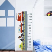 Наклейка пластик интерьерная цветная ростомер "Животные. Спецтранспорт" 30x90 см Наклейка пластик интерьерная цветная ростомер "Животные. Спецтранспорт" 30x90 см