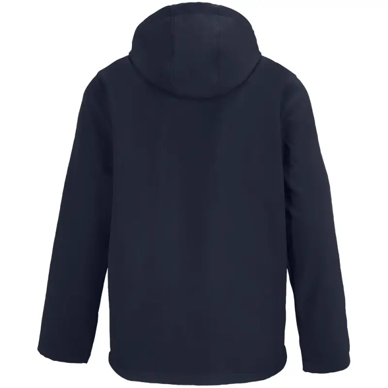 Куртка софтшелл с капюшоном мужская Race Men, темно-синяя, размер XXL