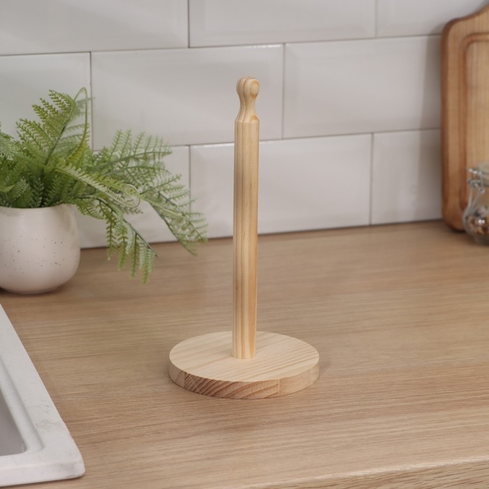 Держатель для бумажных полотенец, сосна Держатель для бумажных полотенец, сосна