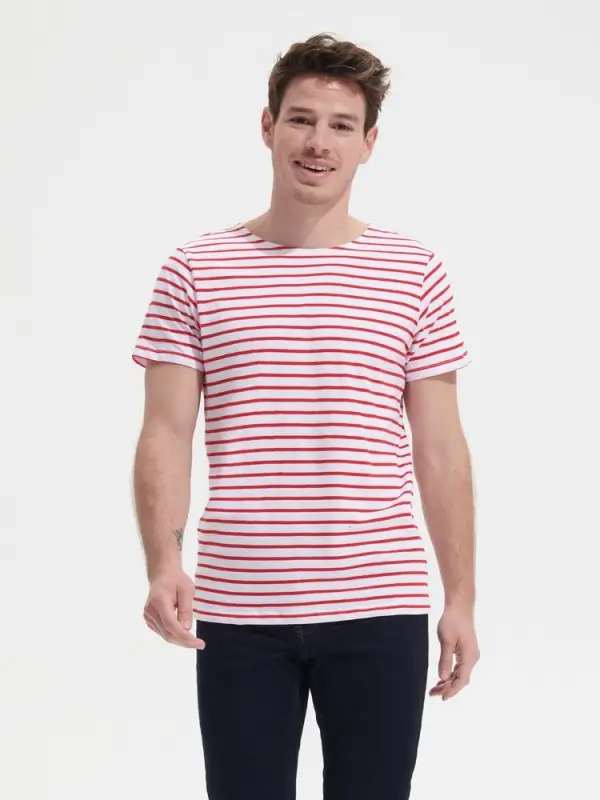 Футболка Miles Men белая с темно-синим, размер S Футболка Miles Men белая с темно-синим, размер S