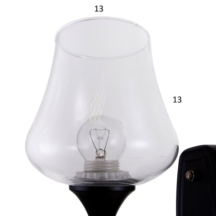 Бра 2068/1BK E27 40Вт черный 17х14х20 см Бра 2068/1BK E27 40Вт черный 17х14х20 см