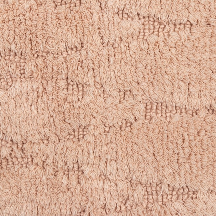 Ковер Этель "Zig-Zag" &Oslash; 100 см, бежевый,  70% хлопок, 30% п/э, 1500 г/м2