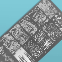 Диск для стемпинга металлический &laquo;Узор&raquo;, 12 &times; 6 см