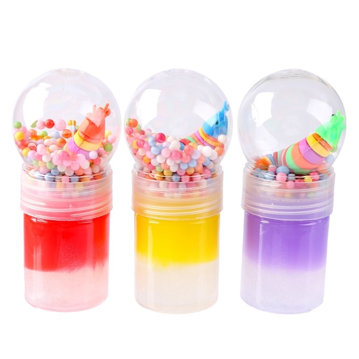 Лизун - слайм с игрушкой, цвета МИКС Лизун - слайм с игрушкой, цвета МИКС