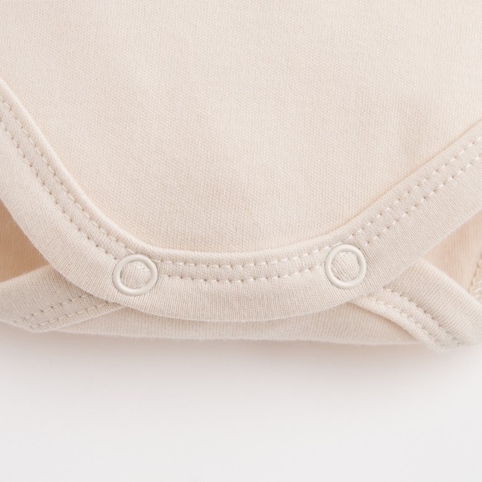 Боди с длинным рукавом Крошка Я Боди с длинным рукавом Крошка Я "NY", рост 62-68 см, цвет бежевый