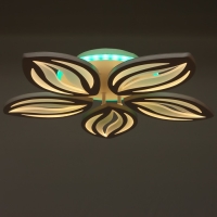 Светильник ГАЛЛОП "Галактика" 423700 LED 90W RGB белый 60,5х60,5х7,5см 4916809