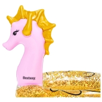 Круг для плавания Glitter Seahorse Swim Ring, 115 х 104 см, 36305