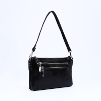 Сумка кросс-боди на молнии, цвет чёрный