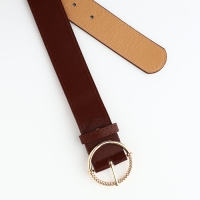 Ремень женский, ширина 4 см, винт, цвет коричневый Ремень женский, ширина 4 см, винт, цвет коричневый