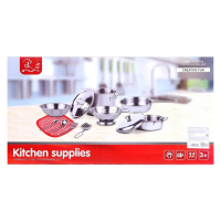 Набор металлической посуды «Шеф-повар», 12 предметов Набор металлической посуды «Шеф-повар», 12 предметов