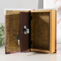 Сейф-книга дерево, кожзам "Париж прекрасен" 21х13х5 см