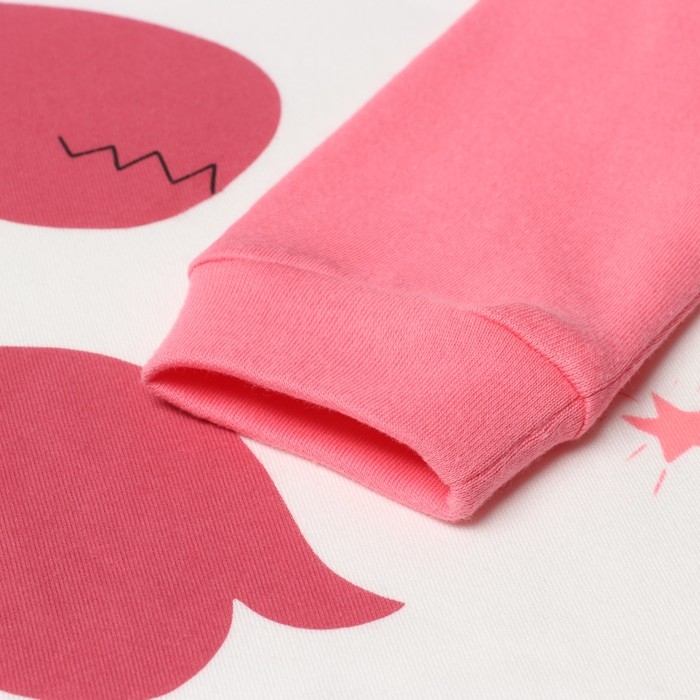 Комбинезон детский, цвет коралловый, рост 68 см