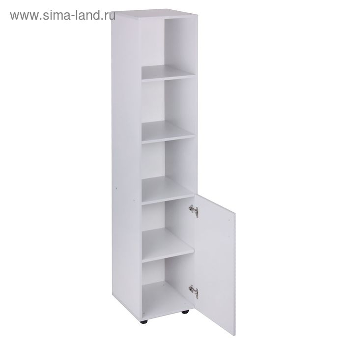 Пенал для документов с нижней дверью, 400х420х1880, Светло серый Пенал для документов с нижней дверью, 400х420х1880, Светло серый