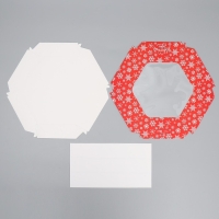 Коробка складная &laquo;Новогодних чудес&raquo;, 23 х 23 х 4 см, Новый год