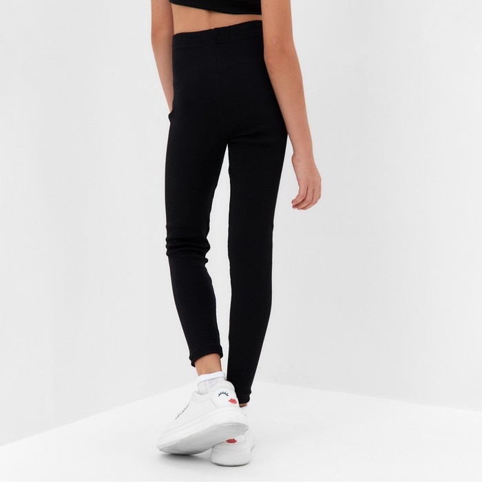 Лосины для девочки MINAKU цвет чёрный, рост 110 см