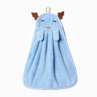 Салфетка декоративная Доляна "Дракончик" 25х34 см, 280 г/м2 микрофибра, 100% п/э