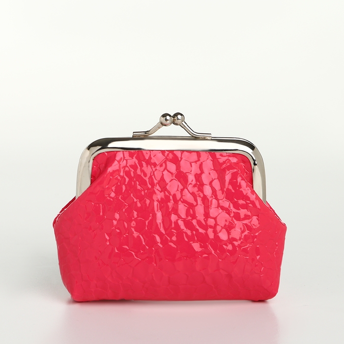 Кошелёк женский на фермуаре, цвет розовый Кошелёк женский на фермуаре, цвет розовый