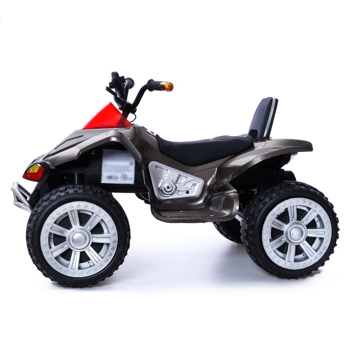 Электромобиль &laquo;Квадроцикл&raquo;, 2 мотора, цвет чёрный карбон
