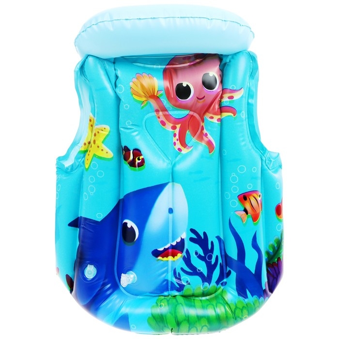Жилет надувной &laquo;На волне: Морские малыши&raquo;, детский, 51 х 46 см