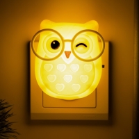Ночник "Совенок" 220V 0,1W сохраняет энергию МИКС 7,5х7,5х3,7 см RISALUX Ночник "Совенок" 220V 0,1W сохраняет энергию МИКС 7,5х7,5х3,7 см RISALUX